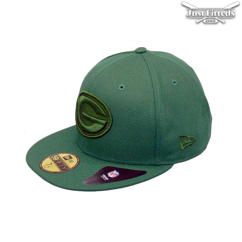 Green Bay Packers New Era Cap Tonal Green