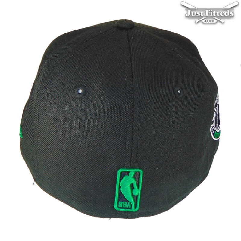 Boston Celtics Jf Custom New Era Cap Black