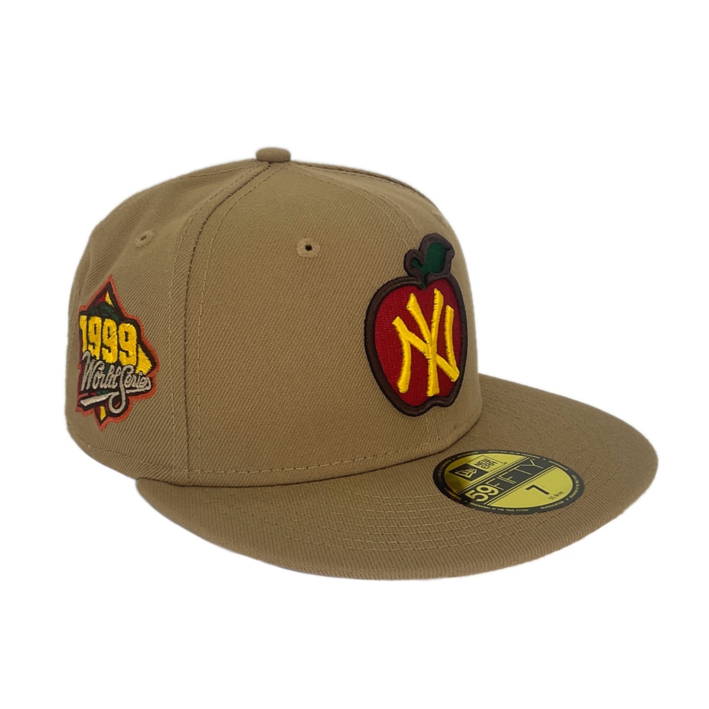 New York Yankees Custom New Era Cap Khaki 1999