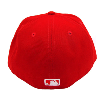 New York Yankees Basic New Era 59FIFTY Cap Red red
white Back View