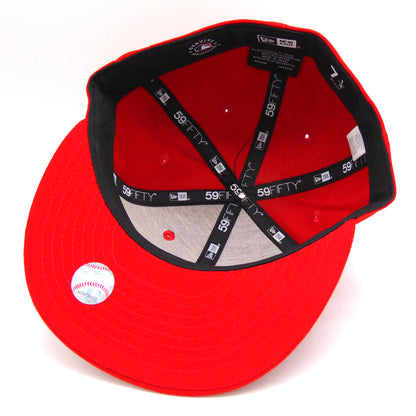 New York Yankees Basic New Era 59FIFTY Cap Red red
white Undervisor View