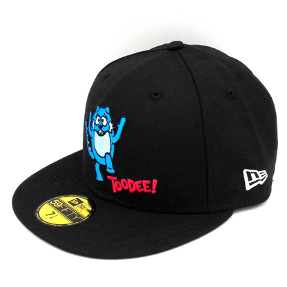 Yo gabba gabba Toodee Jf Custom New Era Cap Black black Back View