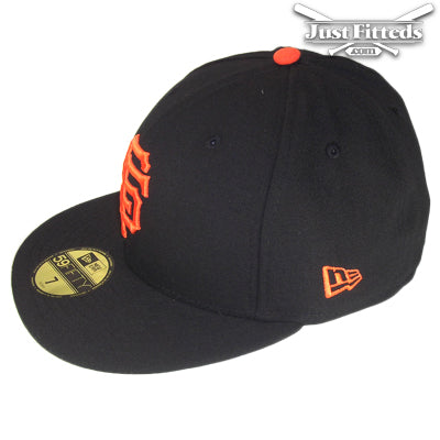 San Francisco Giants Authentic New Era Cap Black black Back View