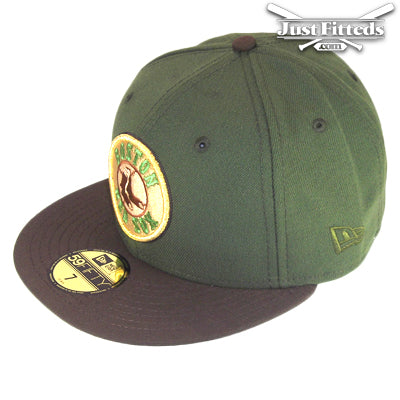 Boston Red Sox Jf Custom New Era Cap Olive