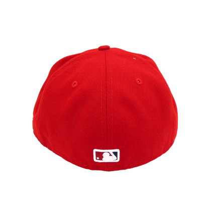 Washington Nationals Authentic New Era Cap Red red Back View