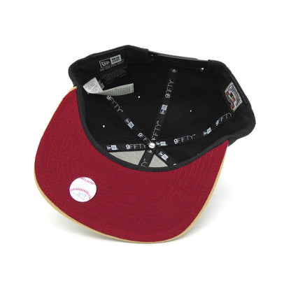 Baltimore Orioles Custom New Era Snapback Cap Black black 
beige Undervisor View