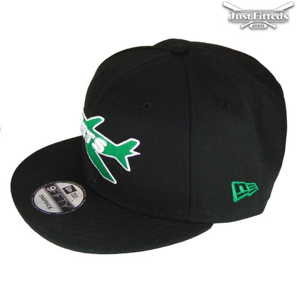 New York Jets Jf Custom New Era Snapback Cap Black black Side View
