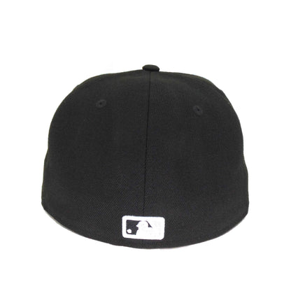 Los Angeles Dodgers Exclusive New Era Cap Black Glow black Back View