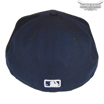 Detroit Tigers Home Authentic New Era Cap Navy White navy
white Back View
