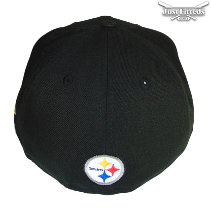 Pittsburgh Steelers Jf Custom New Era Cap "S" black Back View