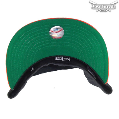 Toronto Blue Jays Jf Custom New Era 59FIFTY Cap grey orange orange Undervisor View