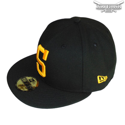 Pittsburgh Steelers Jf Custom New Era Cap "S" black Side View