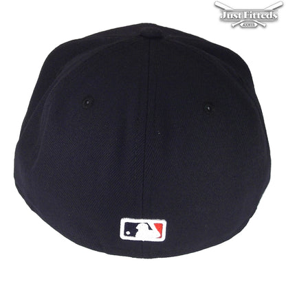 Houston Astros Home Authentic New Era Cap Navy Orange orange Back View
