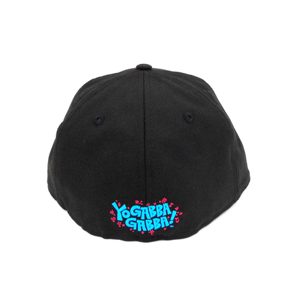 Yo gabba gabba Toodee Jf Custom New Era Cap Black black Undervisor View
