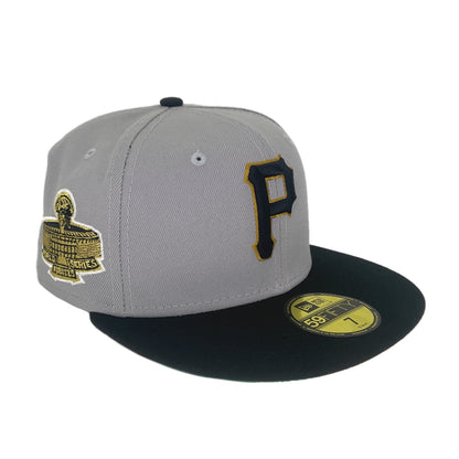Pittsburgh Pirates Custom New Era 59FIFTY Cap Grey 1971 grey Undervisor View