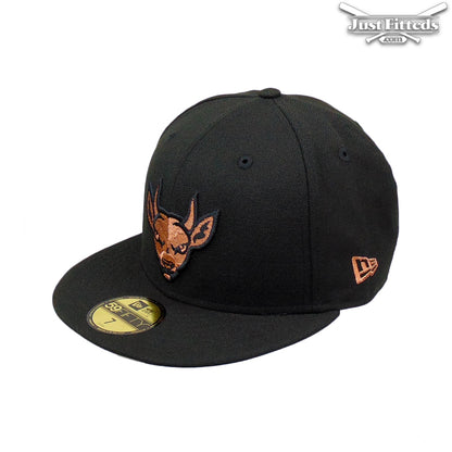 State College Spikes Jf Custom New Era Cap Black black Side View
