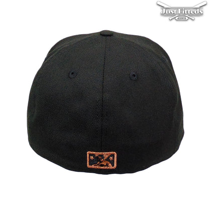 State College Spikes Jf Custom New Era Cap Black black Back View