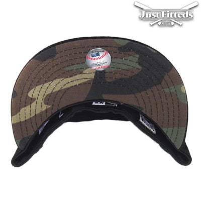 Baltimore Orioles Jf Custom New Era Cap Black Olive black 
olive
Woodland Camo Undervisor View