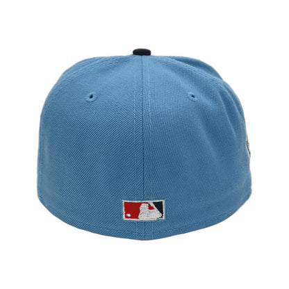 Montreal Expos Cooperstown Custom New Era 59FIFTY Cap Sky Blue blue Undervisor View