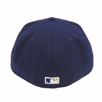 Milwaukee Brewers Authentic Collection New Era Cap blue Back View