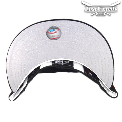 Baltimore Orioles Custom New Era Cap Black Orange black 
orange Undervisor View