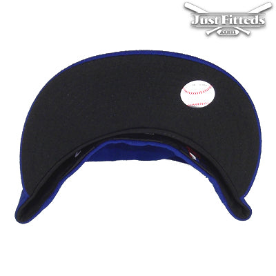New York Mets Authentic New Era 59FIFTY Cap Royal blue Undervisor View