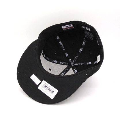 Miami Marlins Authentic New Era Cap Black black Undervisor View