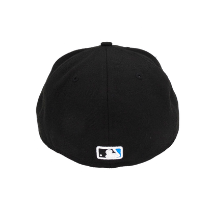Miami Marlins Authentic New Era Cap Black black Back View