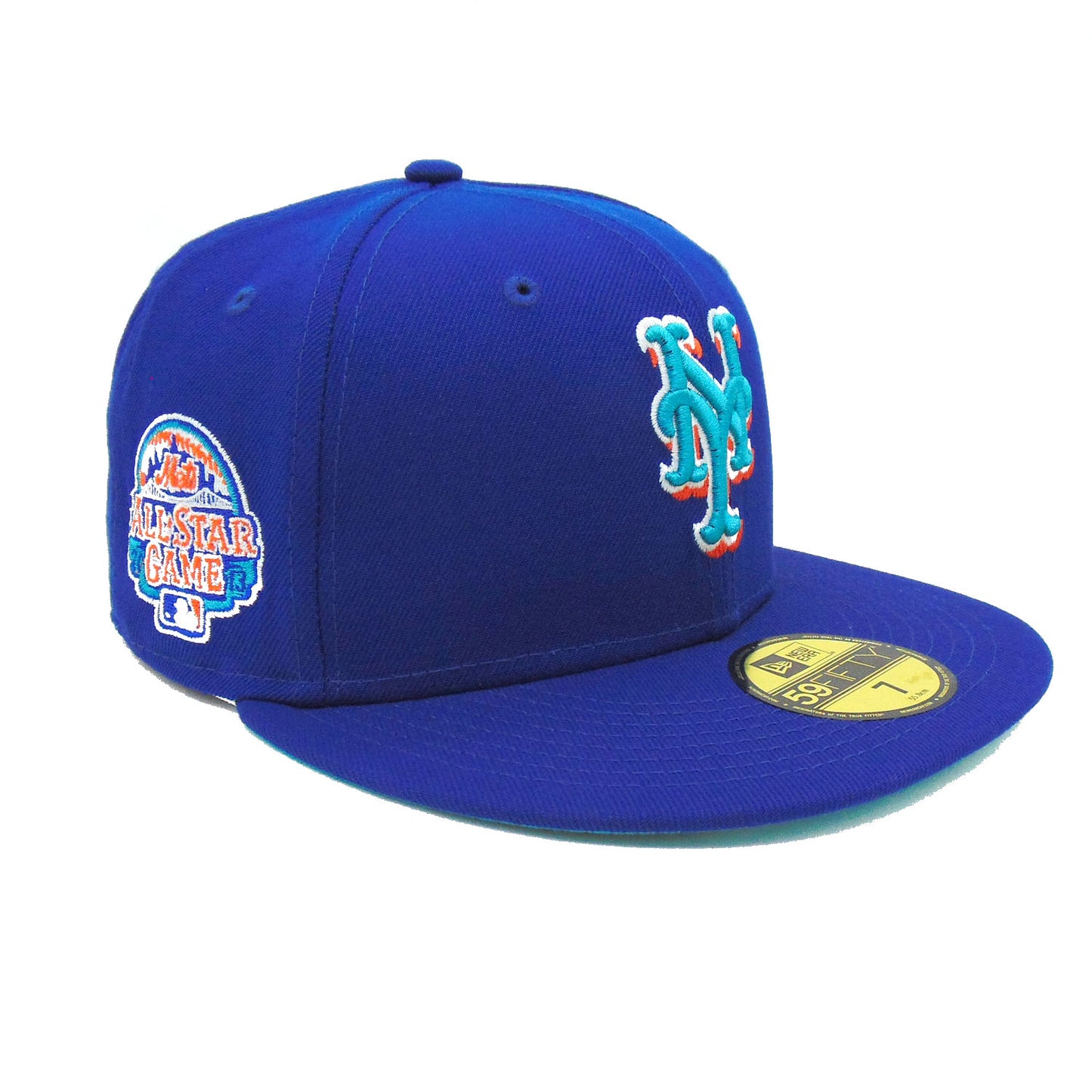 New York Mets Custom New Era Cap ASG Turquoise Royal