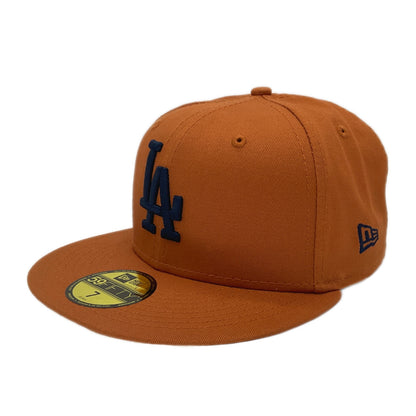 Los Angeles Dodgers New Era Cap Camel beige Side View
