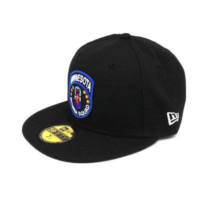 Minnesota Twins Jf Custom New Era Cap Bomba Squad black Undervisor View