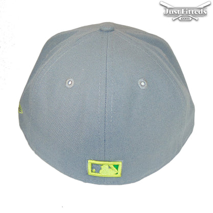 St. Louis Cardinals Jf Custom New Era 59FIFTY Cap Grey grey Back View