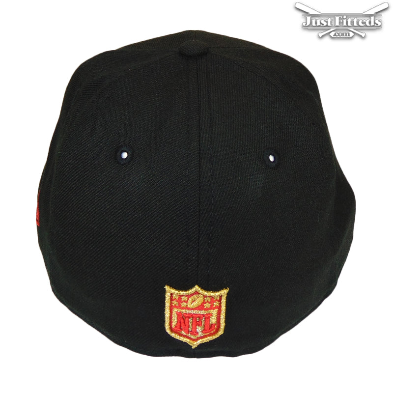 San Francisco 49ers Jf Custom New Era Cap Red Gold