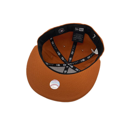 Los Angeles Dodgers New Era Cap Camel beige Undervisor View