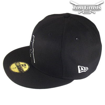 Houston Oilers Jf Custom New Era Cap Black black Side View