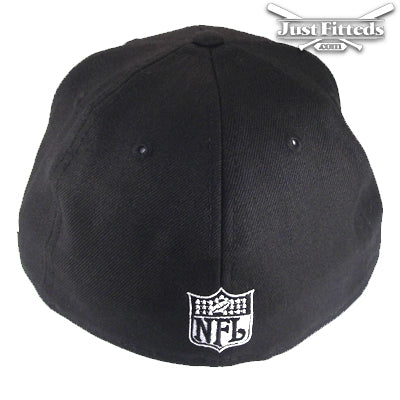 Houston Oilers Jf Custom New Era Cap Black black Back View