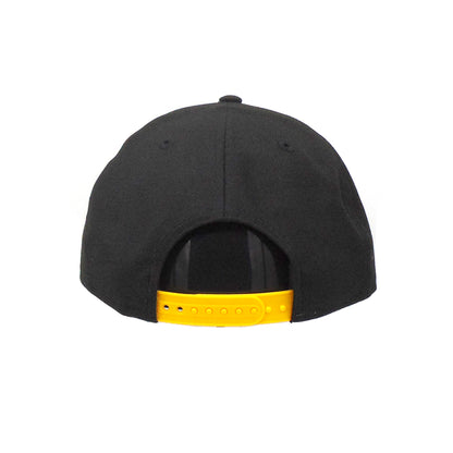 Green Bay Packers Custom New Era 9FORTY Snapback Cap Black black Back View