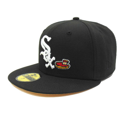 Chicago White Sox Custom New Era Cap Comiskey Park Black black Additional View