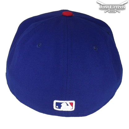 Chicago Cubs Authentic New Era Cap blue Back View
