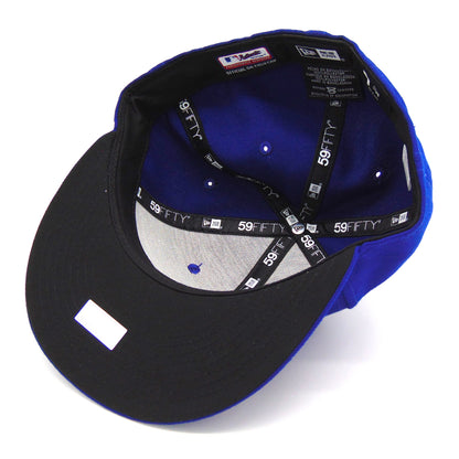 Los Angeles Dodgers Authentic New Era Cap Royal blue Undervisor View