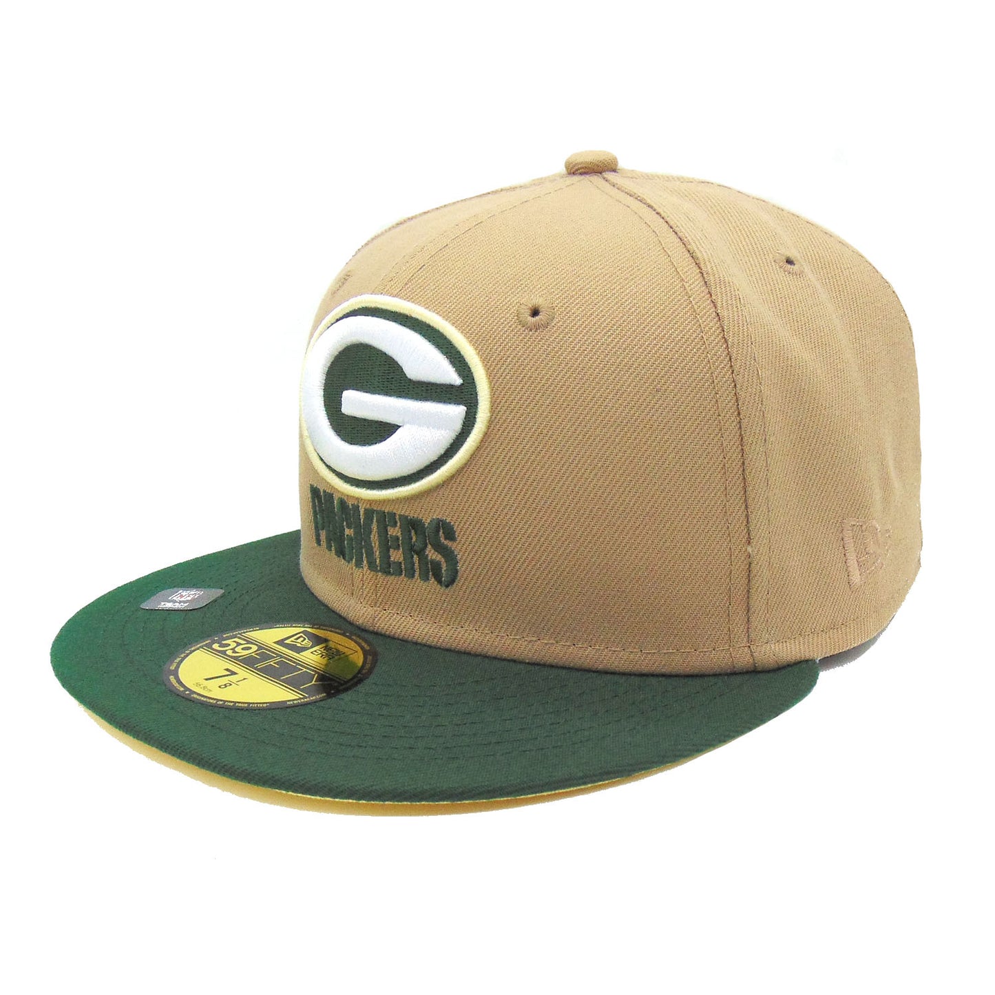 Green Bay Packers New Era Cap 50 Years Sand