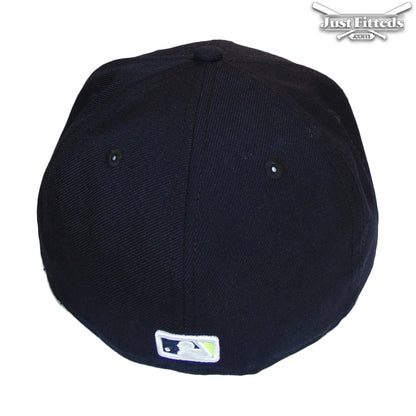 Seattle Mariners Custom New Era Cap Navy navy Back View
