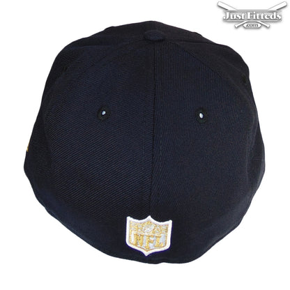 Seattle Seahawks Jf Custom New Era Cap Navy Gold navy
gold Back View