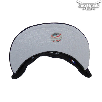 Seattle Mariners Custom New Era Cap Navy navy Undervisor View