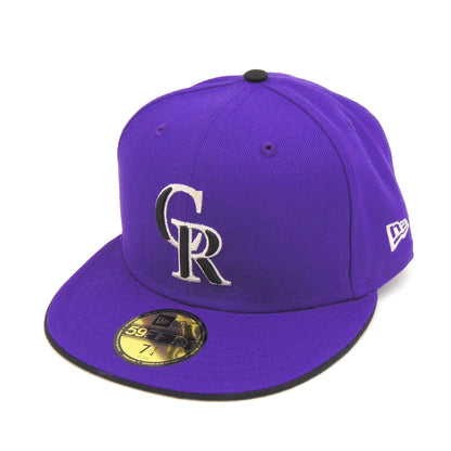 Colorado Rockies Authentic Alt2 New Era Cap Purple purple Side View