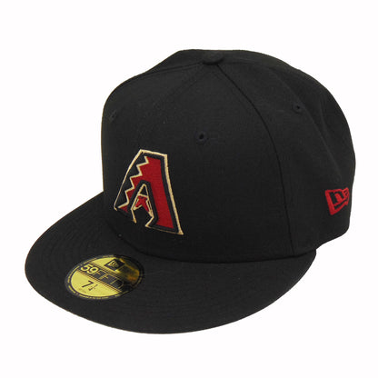 Arizona Diamondbacks Authentic Collection New Era Cap black Side View