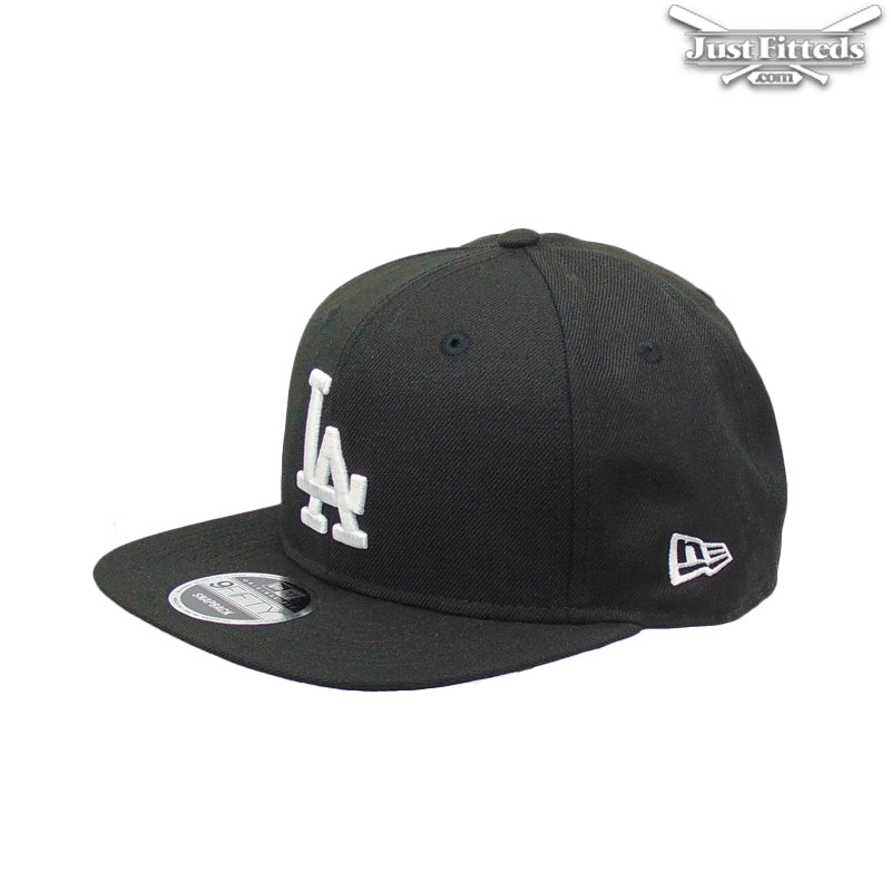 Los Angeles Dodgers Jf Custom New Era Snapback Cap Black