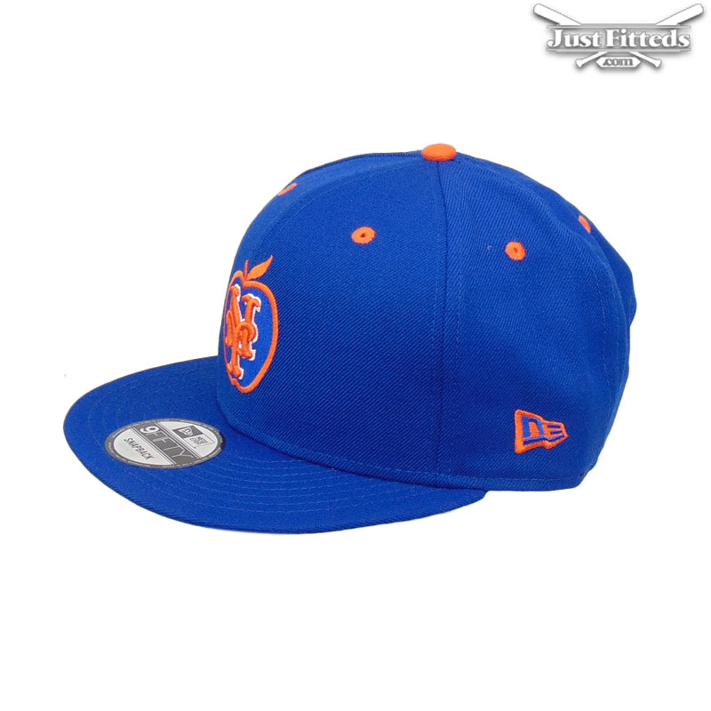 New York Mets Apple Custom New Era Snapback Cap Team