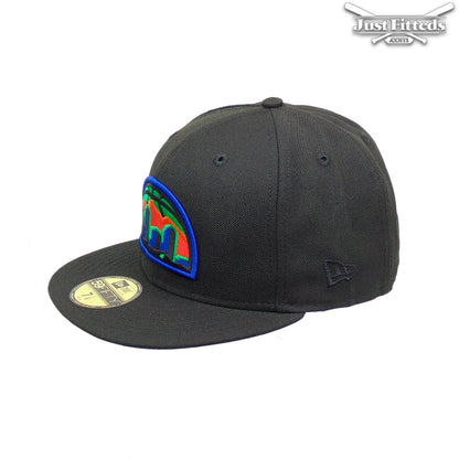 Denver Nuggets Jf Custom New Era Cap Black black Side View