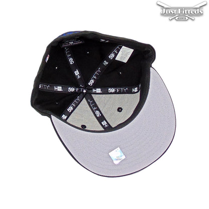 Denver Nuggets Jf Custom New Era Cap Black black Undervisor View